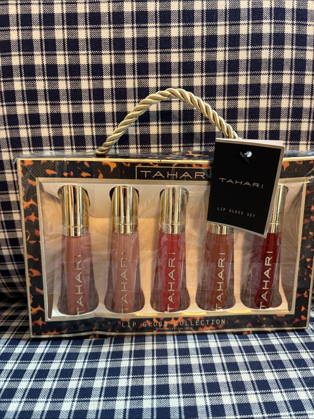 Tahari Five-Piece Lip Gloss Set in Nude, Mauve, Rose, Brick & Berry